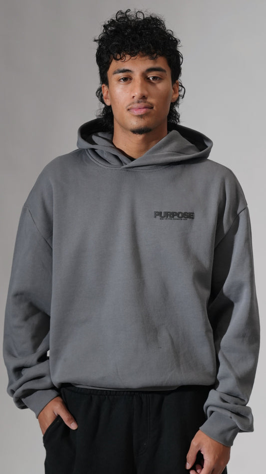 Refined Boxed Hood - Tomb Grey
