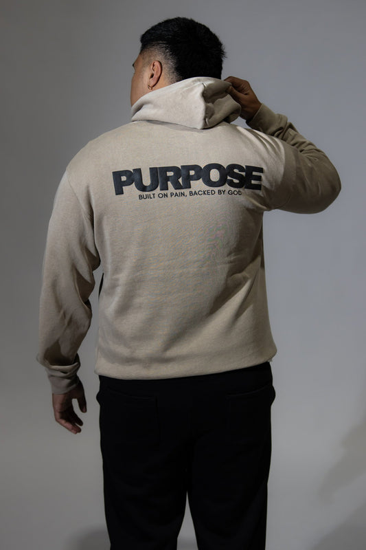 Refined Boxed Hood - Taupe